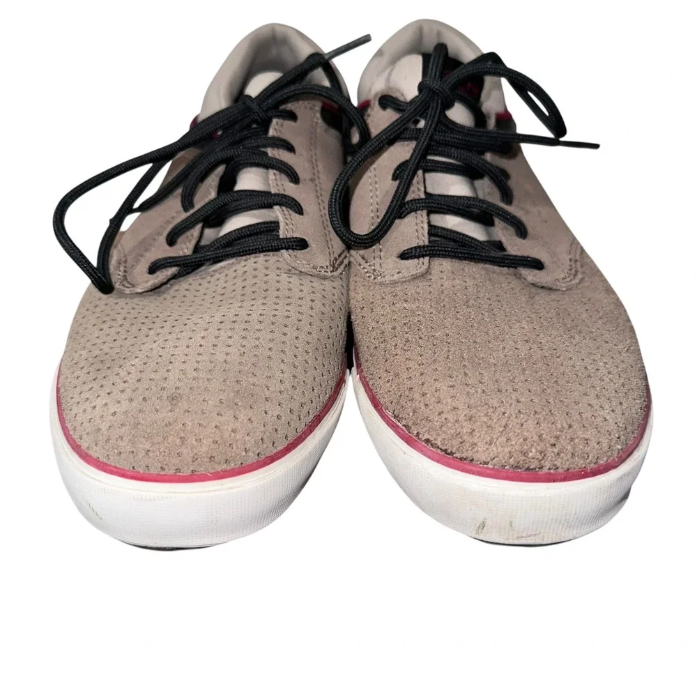 KEEN‎ GHI Mens 10.5 Taupe Suede Lace Up Casual Comfort Shoes EUC